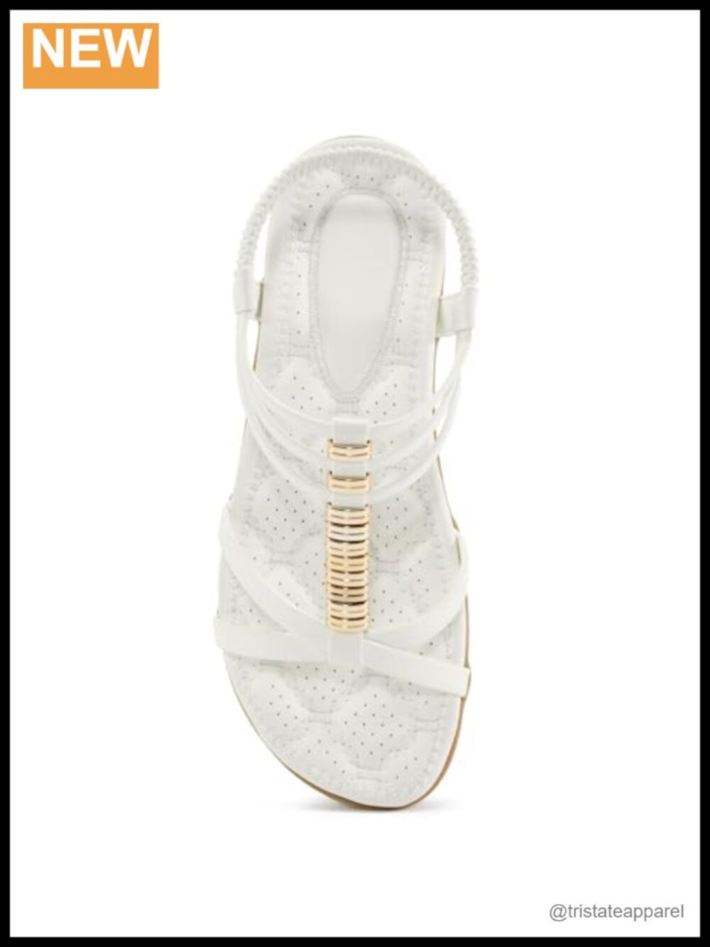 Women's Faux Leather Gladiator Sandals Cushioned Flat Strappy Summer Shoes